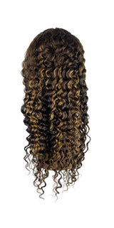 Next Day Hair - Deep Wave Transparent Lace Wig P4/27 Color