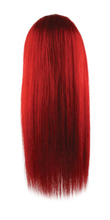 Next Day Hair - Straight Transparent Lace Wig Red Color