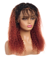 Next Day Hair - 13"x4" Bohemian Frontal Lace Wig T1B/Ginger Color