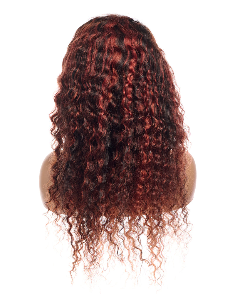 Next Day Hair - 13"x4" Pineapple Frontal Lace Wig Red Fox Color