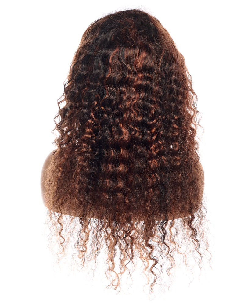 Next Day Hair - 13"x4" Pineapple Frontal Lace Wig Chestnut Color