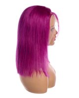 Next Day Hair - 13"x4" Straight Frontal Lace Wig Purple Color