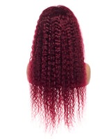 Next Day Hair - 13"x6" Bohemian Frontal Lace Wig 99J Color