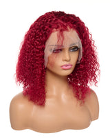 Next Day Hair - Bohemian Frontal Lace Wig Burgandy Color