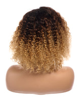 Next Day Hair - 13"x6" Bohemian Frontal Lace Wig Dipped in Gold Color