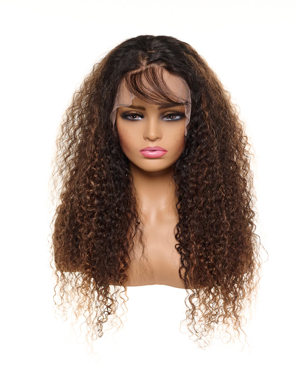 Next Day Hair - Bohemian Frontal Lace Wig In Chocolate Color