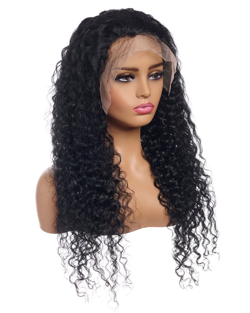 Next Day Hair - 13"x6" Bohemian Frontal Lace Wig Jet Black Color