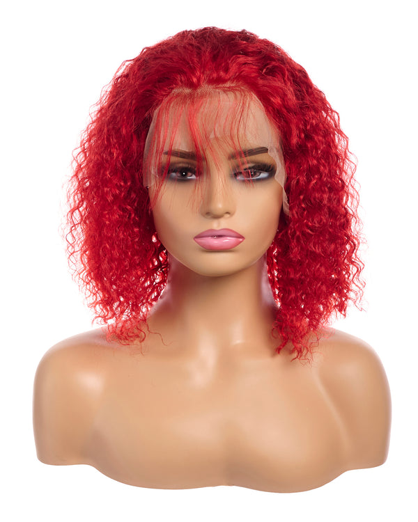 Next Day Hair - 13"x6" Bohemian Frontal Lace Wig Red Color