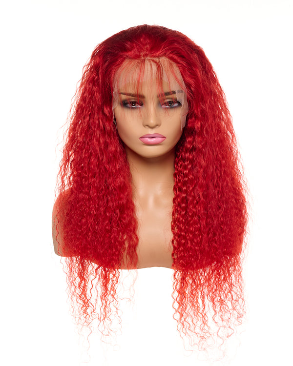 Next Day Hair - Bohemian Frontal Lace Wig Red Color