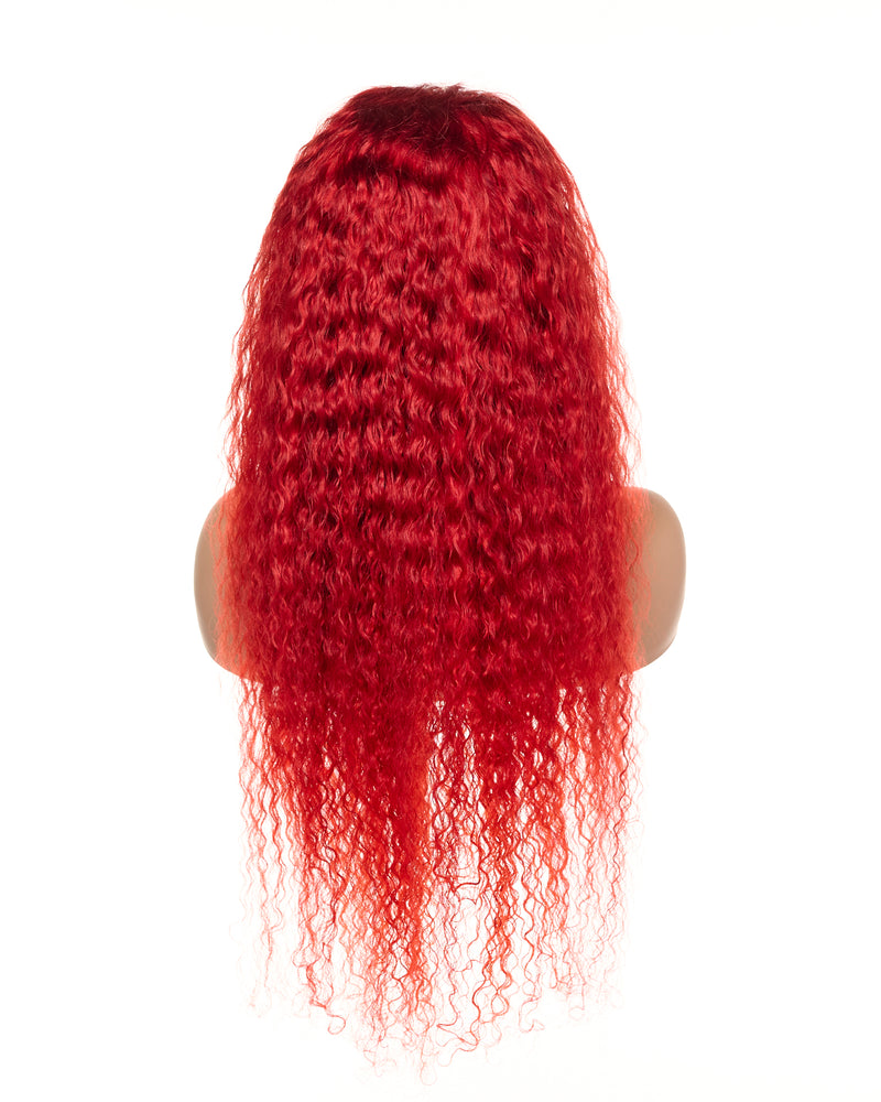 Next Day Hair - Bohemian Frontal Lace Wig Red Color