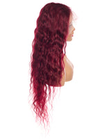 Next Day Hair - 13"x6" Malaysian Wave Frontal Lace Wig 99J Color