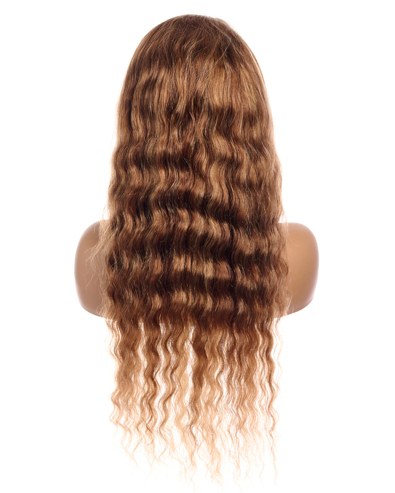 Next Day Hair - 13"x6" Malaysian Wave Frontal Lace Wig Yonce Brown Color
