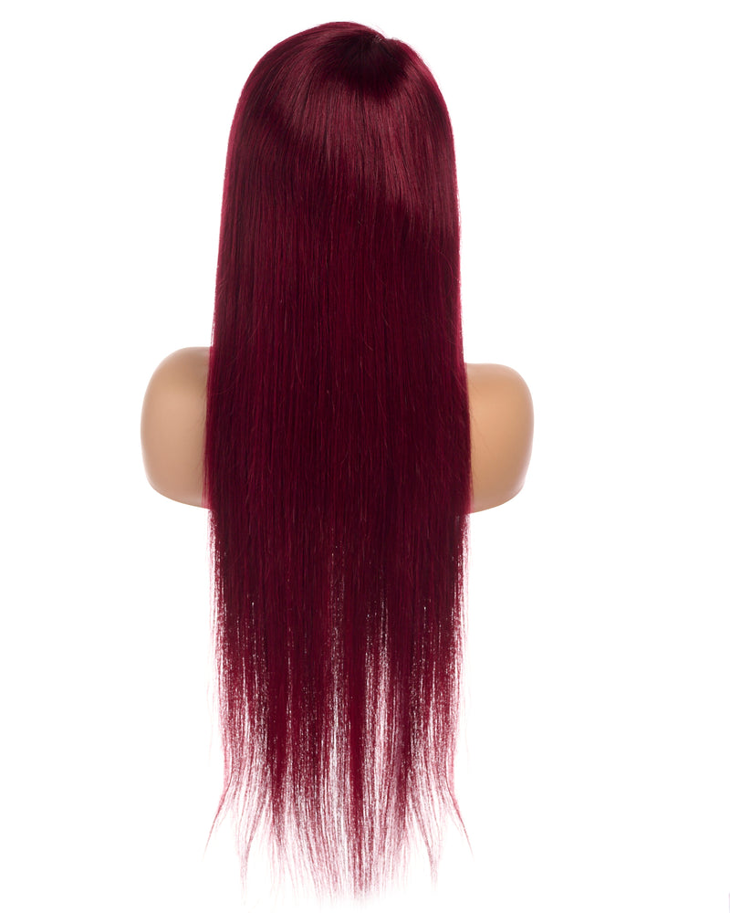 Next Day Hair - 13"x6" Straight Frontal Lace Wig 99J Color