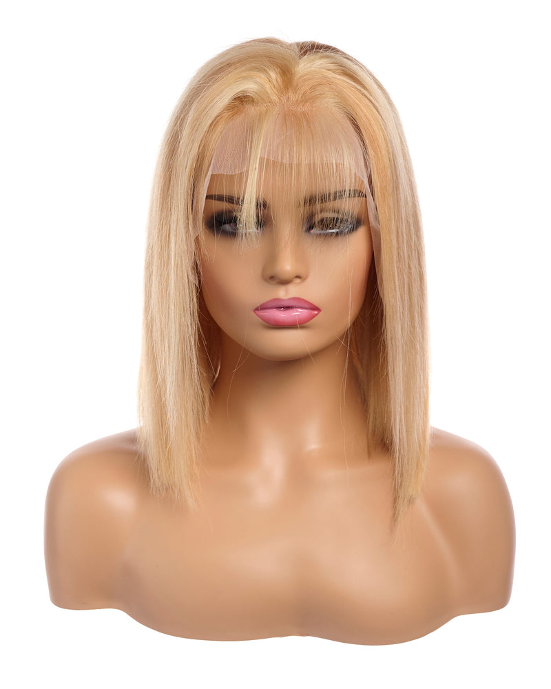 Next Day Hair - 13"x6" Straight Frontal Lace Wig Barbie Blonde Color