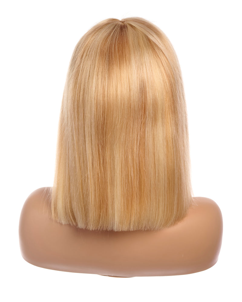 Next Day Hair - 13"x6" Straight Frontal Lace Wig Barbie Blonde Color