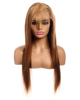 Next Day Hair - 13"x6" Straight Frontal Lace Wig Dulce de Leche Color