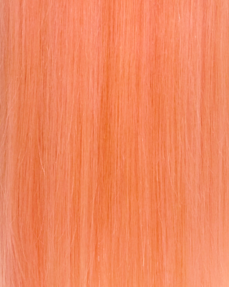 Next Day Hair - Straight Frontal Lace Wig Peach Rose Color