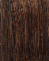 Next Day Hair - 13"x6" Straight Frontal Lace Wig In Chocolate Color